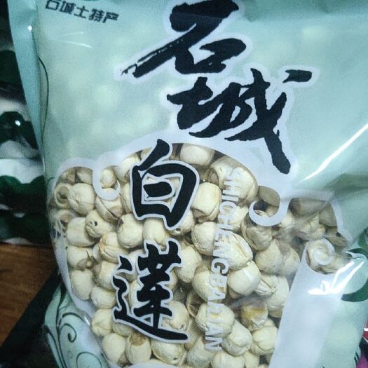 石城县白莲子 农家自产石城白莲干莲子