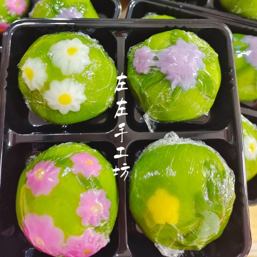 费县纯手工青团最好的料做最好的口感低糖款青团