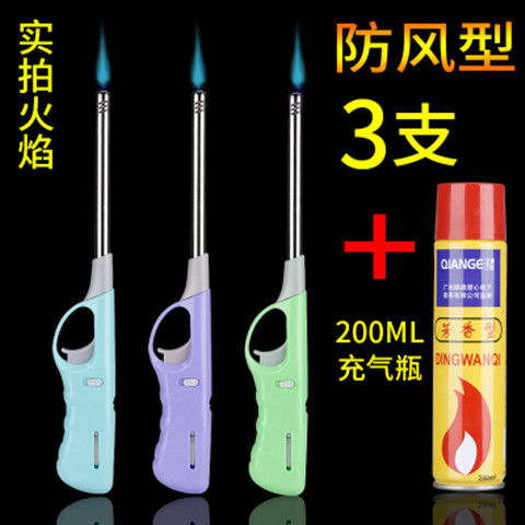 广州打火机/火柴 加长打火机厨房小工具煤气灶明火点火枪点火器点火