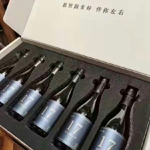 丰林县蓝莓酒 小兴安岭伊春小17蓝莓冰酒108/盒6瓶 11°微醺不上头