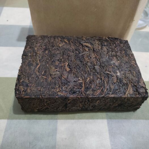 安化县茯砖茶   黑茶湖南安化黑茶正宗金花茯砖益阳伏茶叶正品自家茶