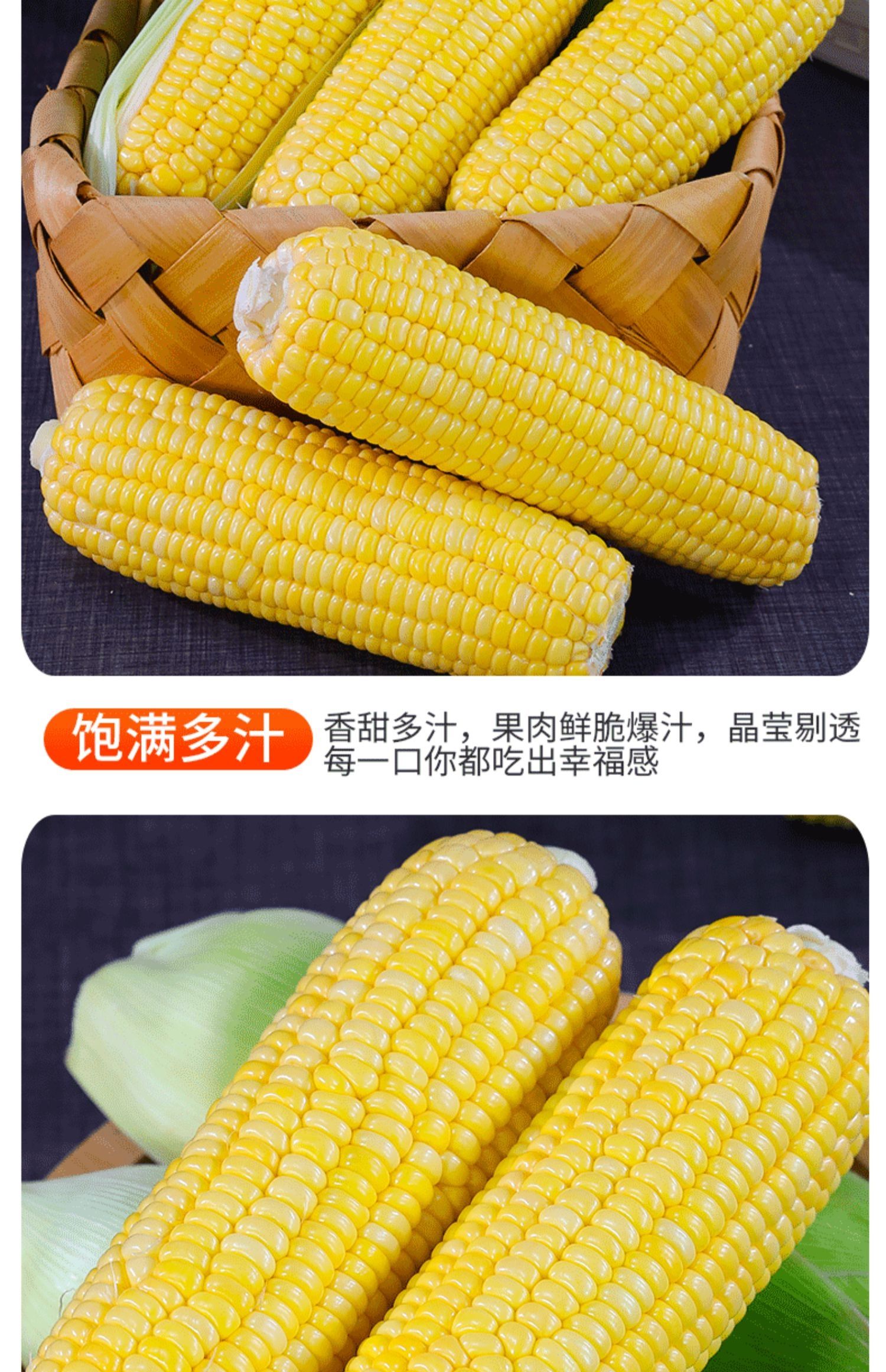 云南新鲜水果玉米甜玉米电商一件代发社区团购市场货都有