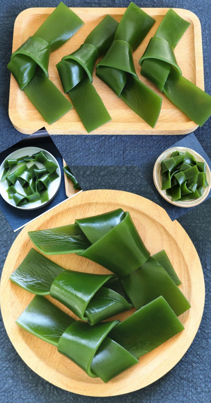海带扣  盐渍海带结日本人长寿的秘诀常吃海洋中食物5斤一箱包