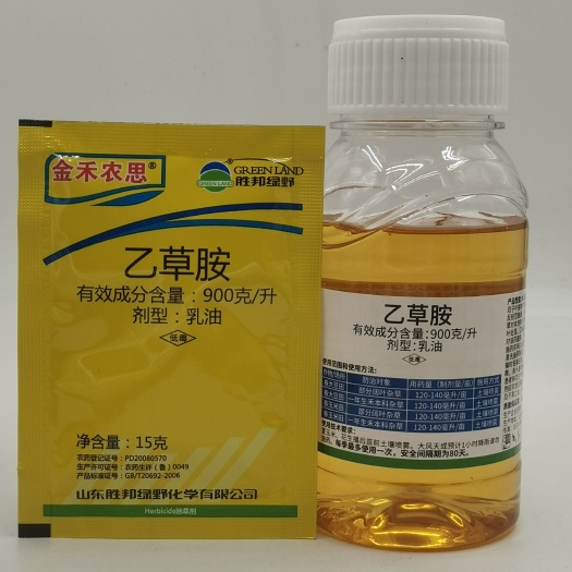 武汉绿野金禾农思900克/升乙草胺芽前封闭除草剂15克包邮