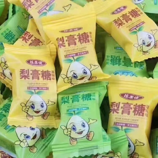 成都梨膏糖 罗汉果糖 独立包装 陈果佬梨膏糖 江湖地摊展会货源