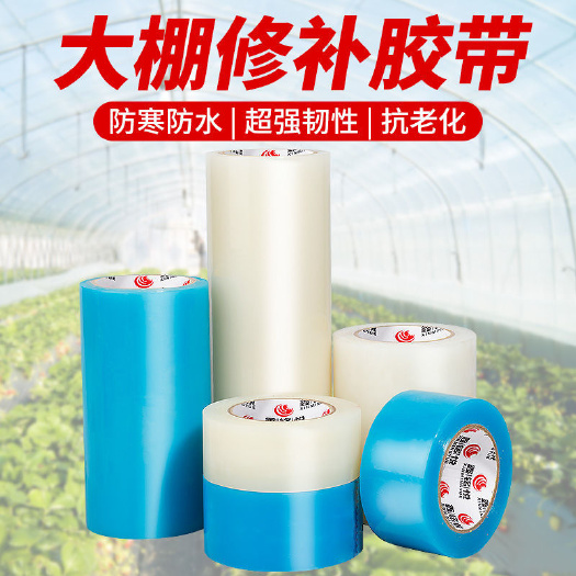 丽水棚膜 大卷50米大棚修补专用胶带篷布修补胶带修复塑料薄膜PE