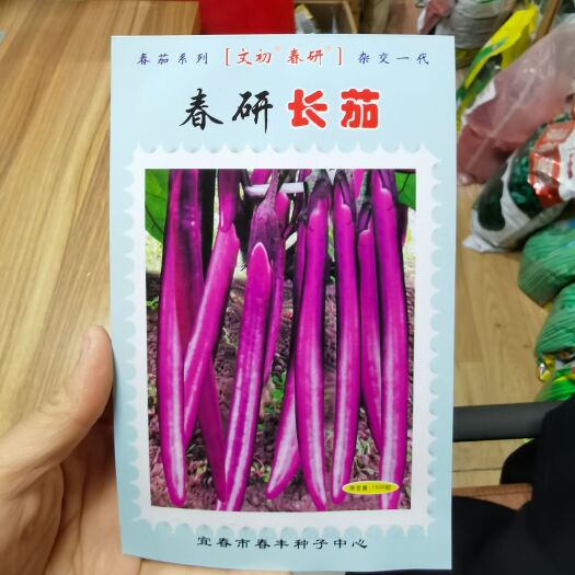西安茄子种子 紫长茄种子春研长茄紫红长茄种子华南茄烧烤茄长茄春秋