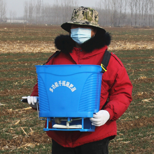 丽水手摇式撒肥料器农用施肥器撒肥机手动多功能撒化肥机撒草籽机