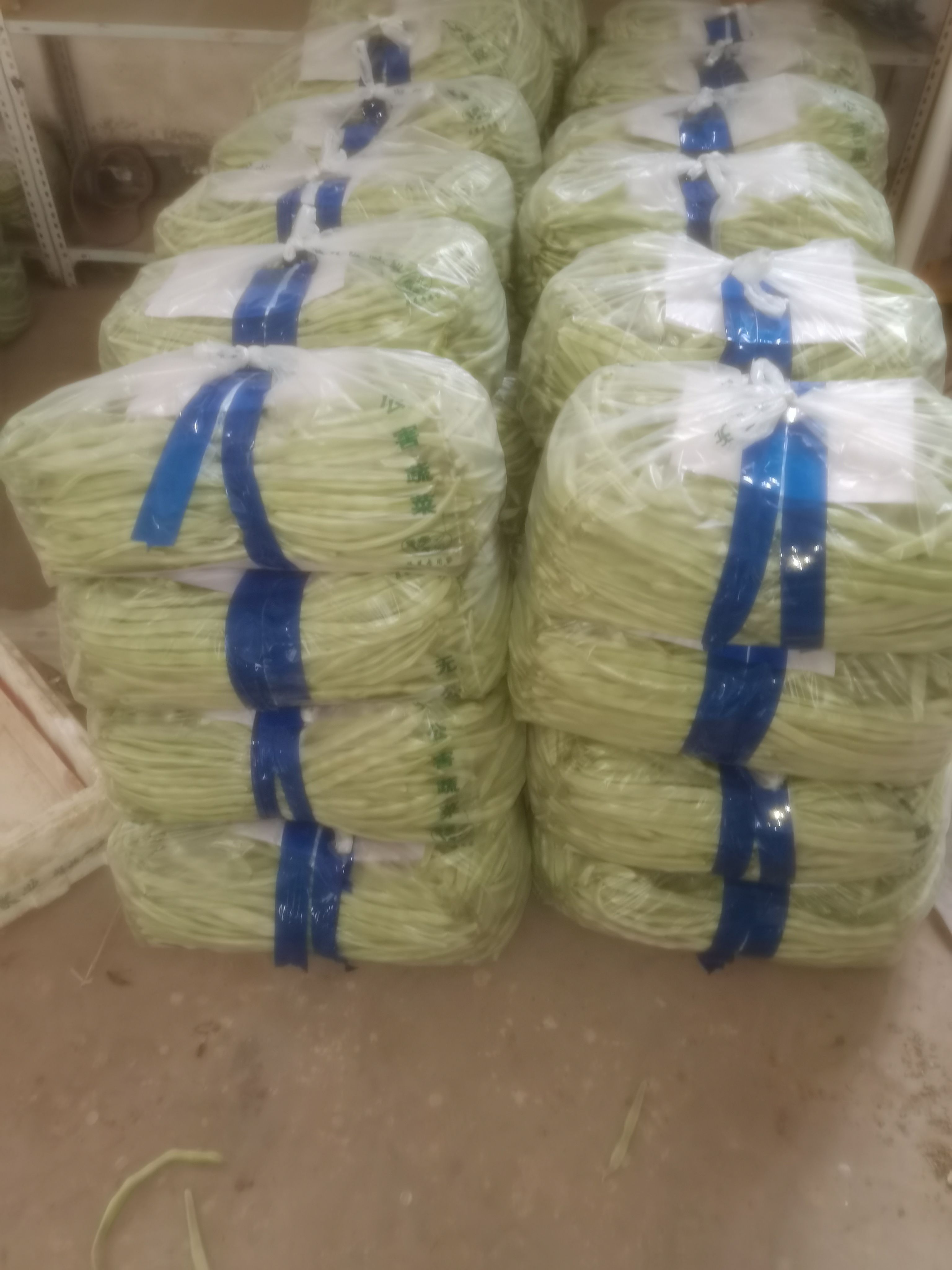 白条豆角 精品白不老   条长    量大