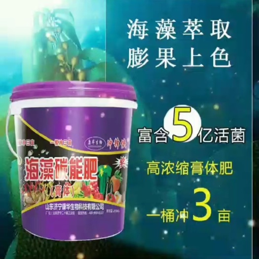 济宁有机水溶肥 冲施肥高浓缩膏体肥 海藻萃取膨果上色一桶冲三亩，