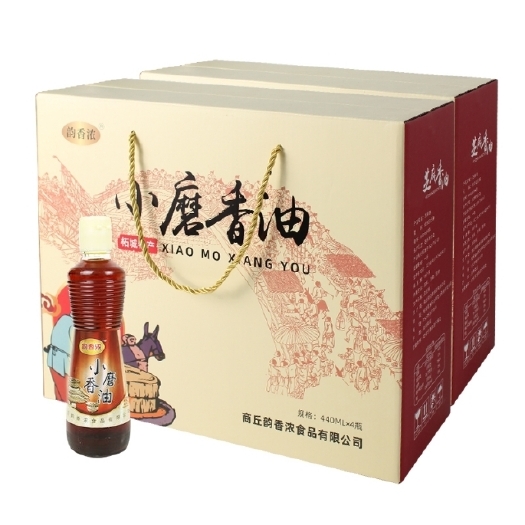 柘城县柘城白芝麻油440ml*4瓶