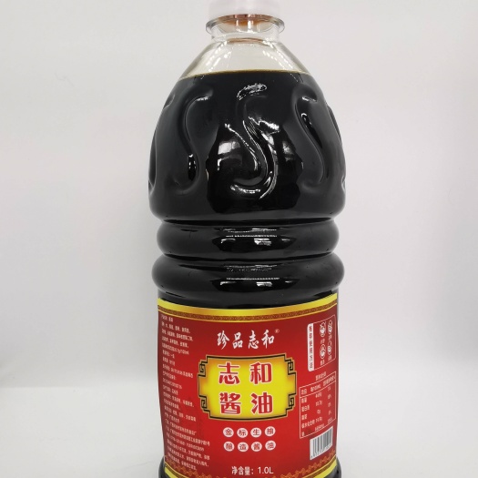 河池纯黄豆酿造酱油，一级酱油，金标生抽