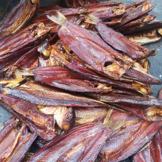烟熏腊鱼整条 湖南特产 酒店餐馆食材 鱼干  草 鱼干