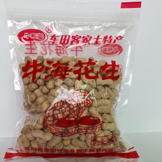 龙川县河源客家特产龙川车田花生牛利海沙炒咸脆味花生