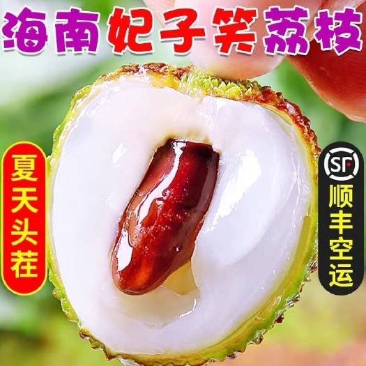 海口新鲜妃子笑荔枝应季新鲜水果一件代发顺丰冷链包邮
