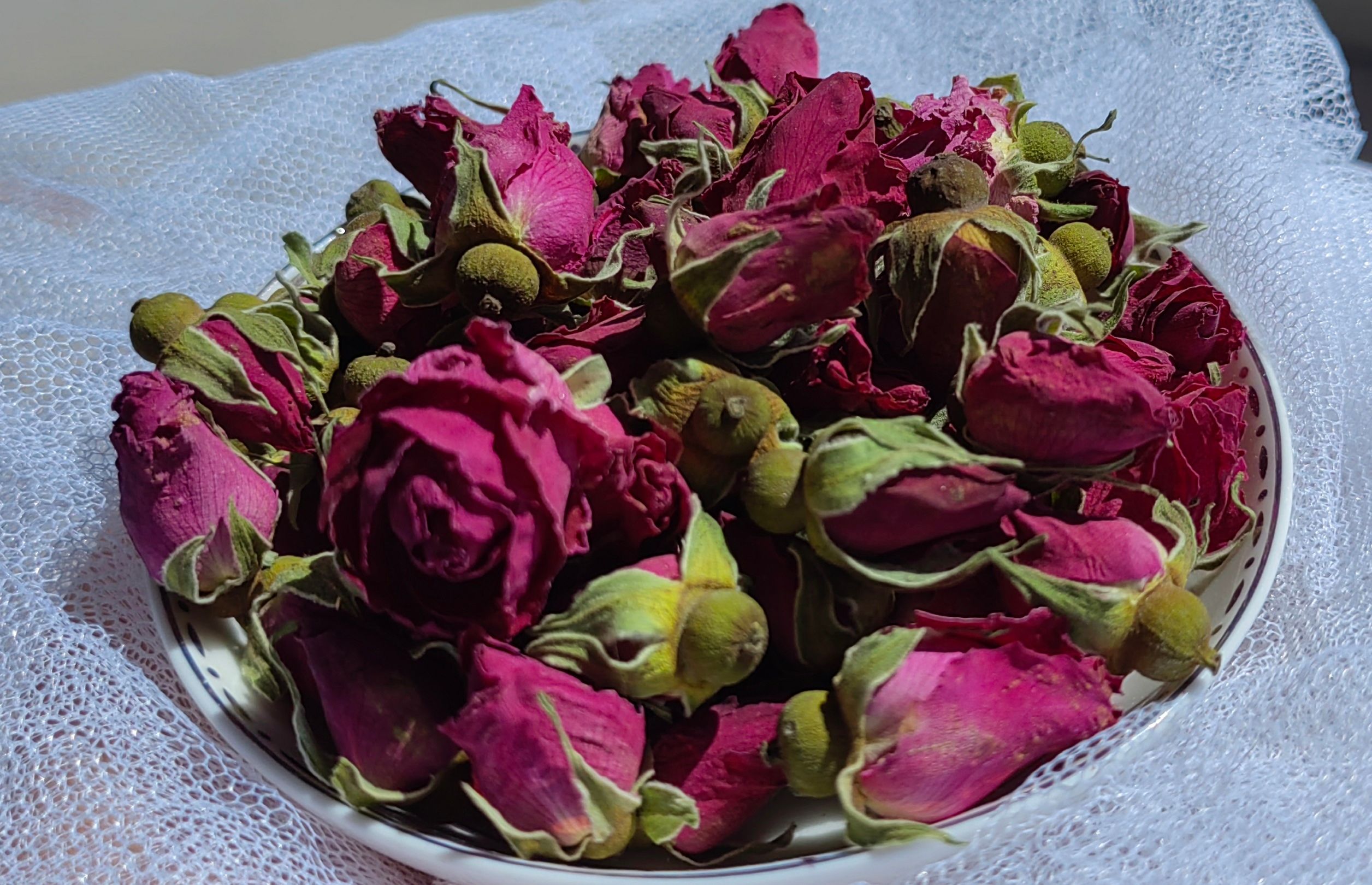 玫瑰花茶 新疆和田沙漠玫瑰干花茶散装干玫瑰花