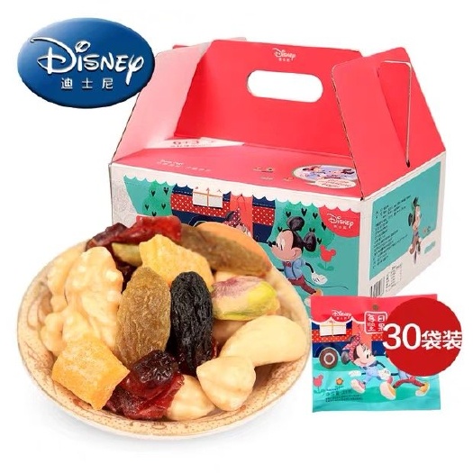 【正品授权Disney每日坚果礼盒30包750克】