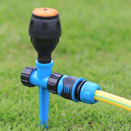 杭州地插式草坪洒水器360度喷水器喷头自动旋转浇水绿化喷灌园林园