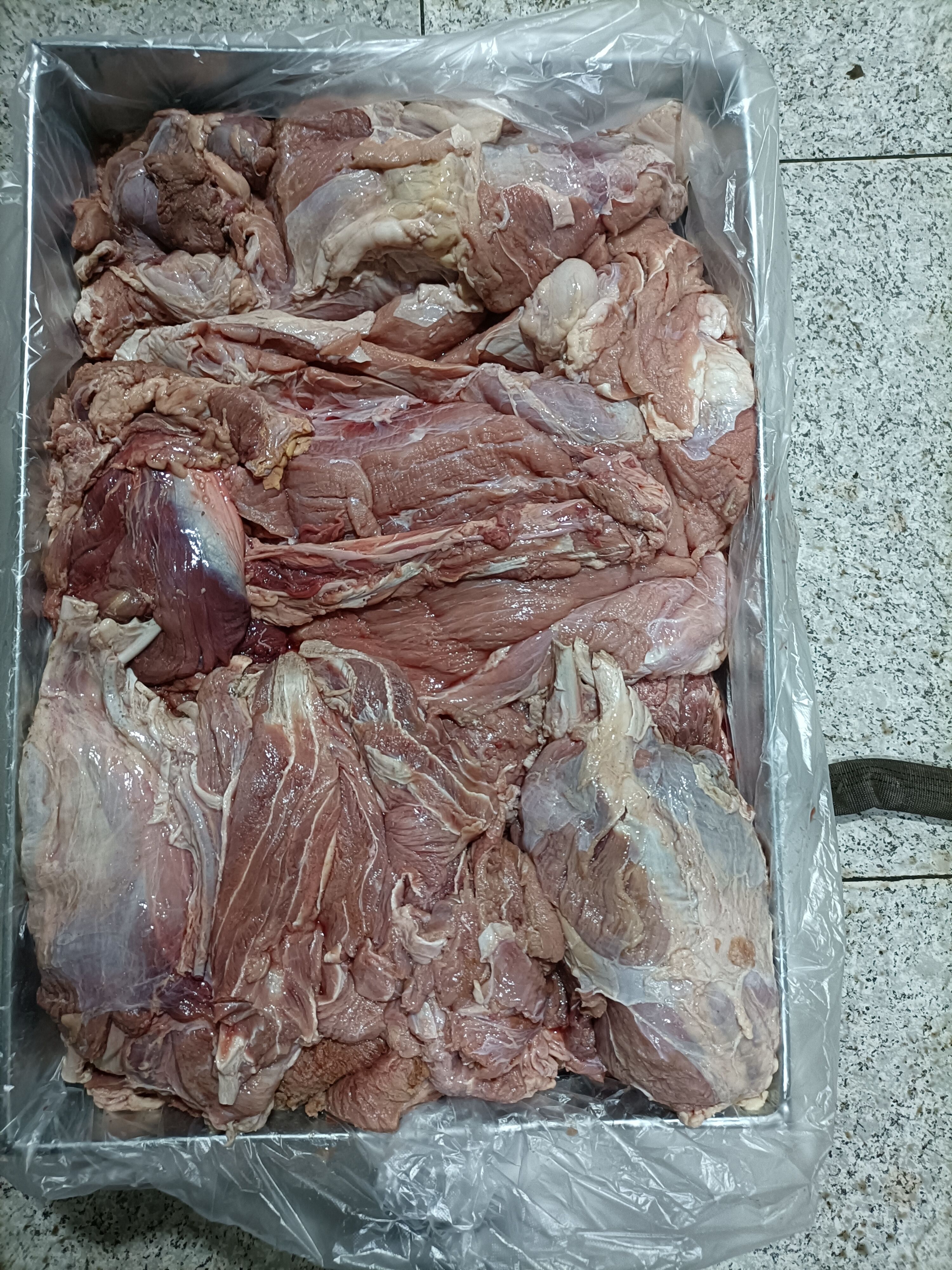 哈尔滨牛碎肉 大块质量好（无调理）假一赔亿纯牛肉