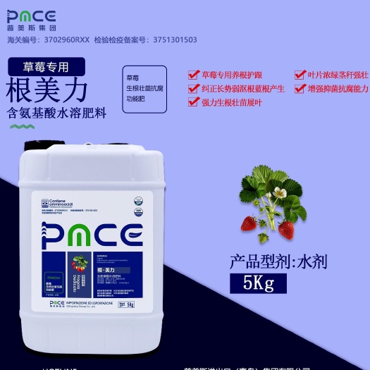 青岛氨基酸水溶肥料草莓专用根美力 养根护根纠正长势防止沤根烂根