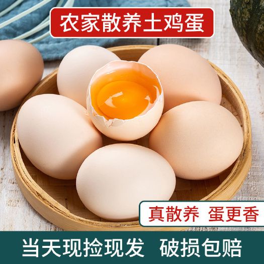 长丰县安徽九华山土鸡蛋50枚散养皖南土鸡蛋新鲜鸡蛋绿壳粉壳蛋土鸡蛋