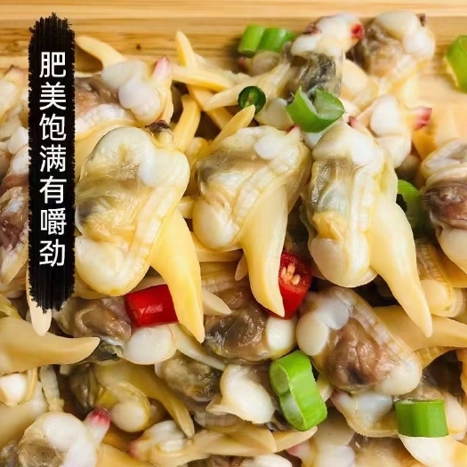 连云港干冰大个黄蚬子肉，一箱20斤