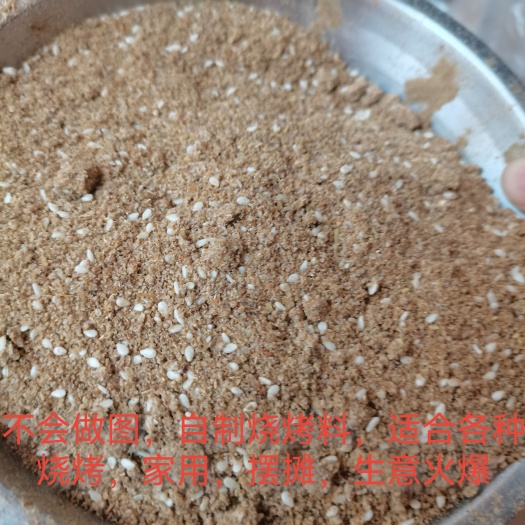 蚌埠烧烤调料撒料全套自制烧烤料孜然烧烤粉油炸刷料椒盐烤肉蘸料批发