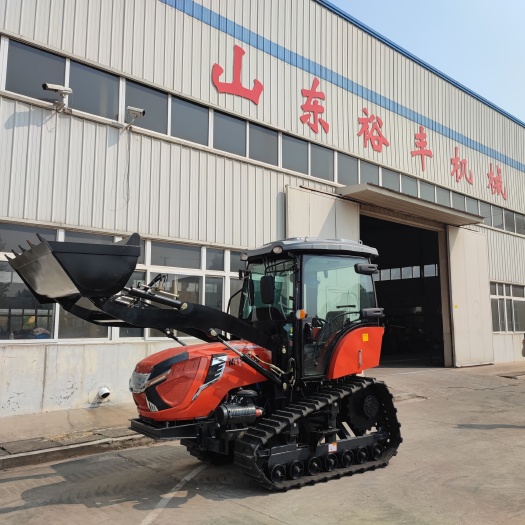 曲阜市大马力120履带拖拉机两驱动力多功能农用家用