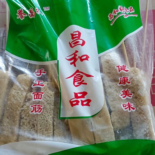 新乡蜂窝面筋串，面筋丁上架