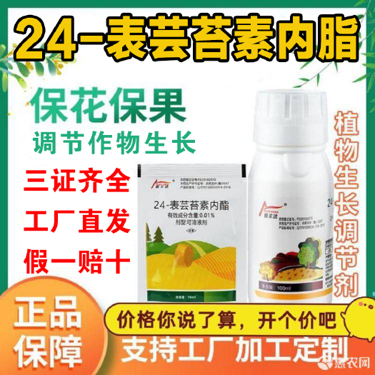 济南24表-芸苔素内酯植物生长调节剂芸苔素保花保果包邮整箱批发