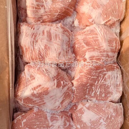 冷冻雪花猪颈肉猪松板猪肉青猪面肉整箱20斤