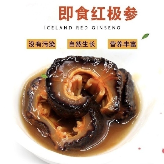 青岛海参红极参500g/袋海参批发非辽大连即食海参刺参礼盒