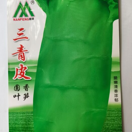武汉莴苣种子三青皮莴笋种子耐寒抗病质嫩脆浓香蔬菜种子基地春秋用种