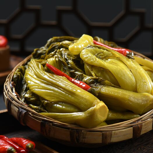 重庆市酸菜，低盐，酸香脆爽，正宗老坛泡制