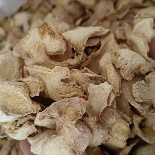 云南罗平小黄姜无硫姜片干姜调味品佐料工业原料罗平特产农产品