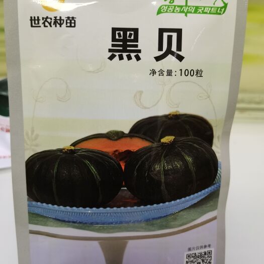 【高档】黑贝南瓜种子板栗小南瓜种籽新品种甜香糯高产基地菜园