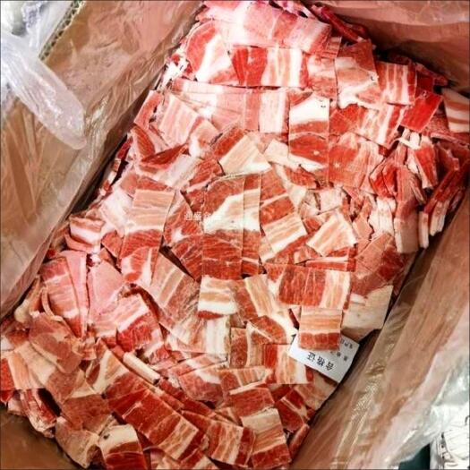 青岛【年货必备】五花肉片 去皮猪肉片 调理五花肉20斤整袋包邮