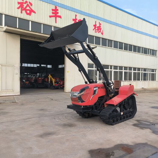 曲阜市80马力水旱两用履带拖拉机 多功能旋耕机 农用工程铲