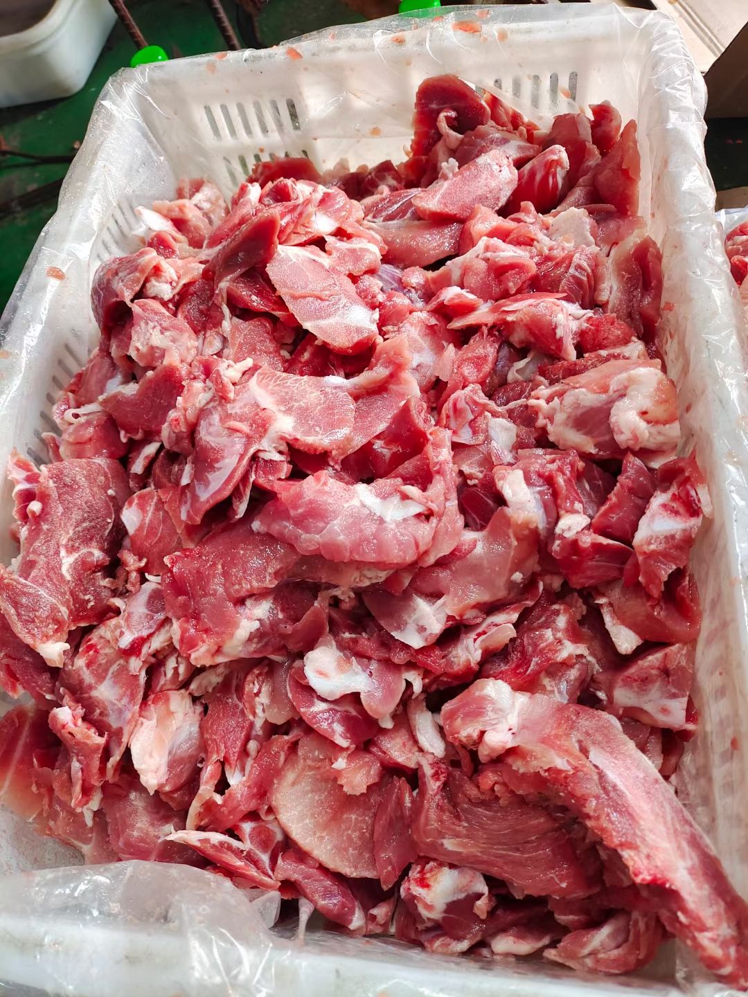 猪碎肉  精碎肉 国产肥猪大块精碎肉，厂家直出，手续齐全，