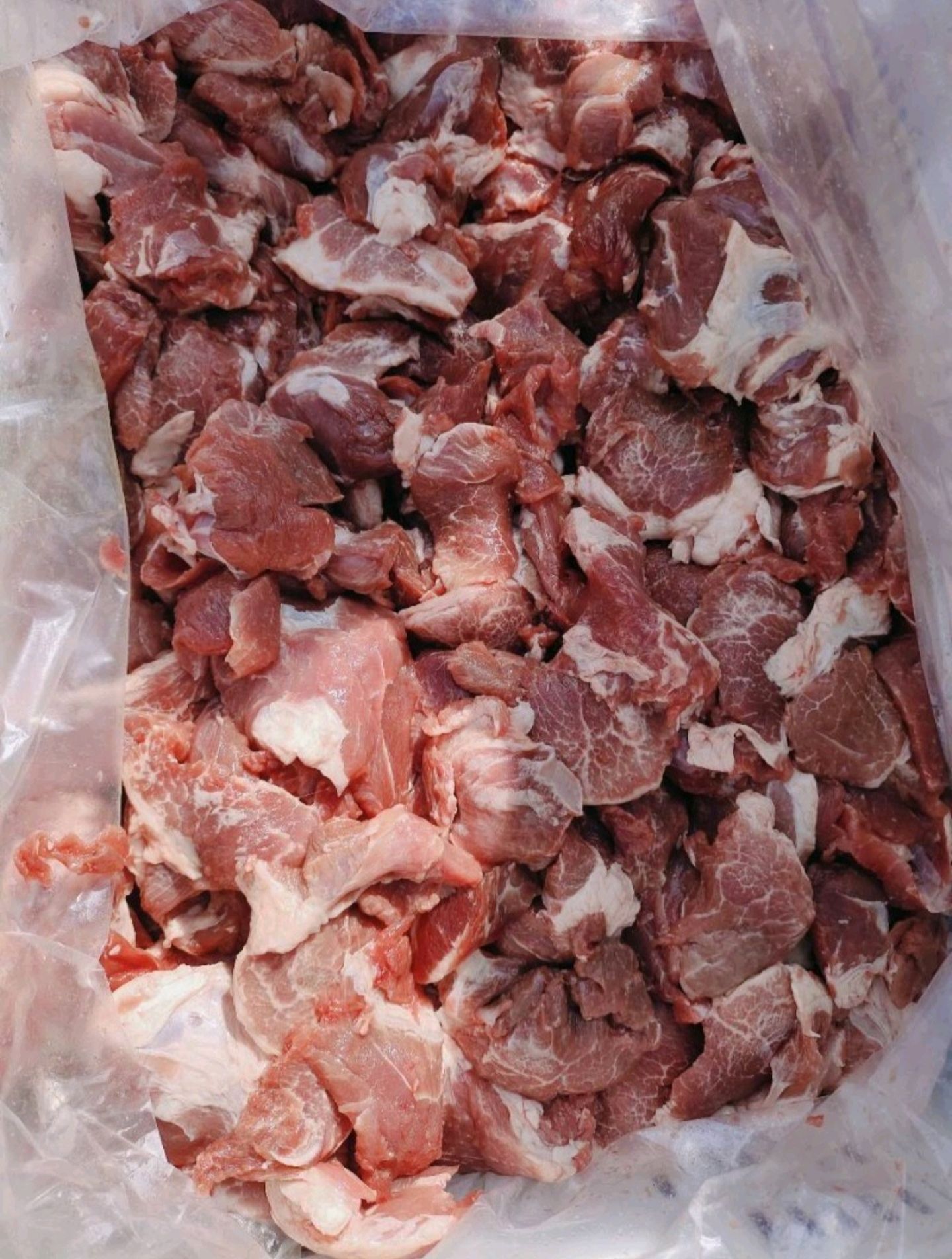 猪碎肉  精碎肉 国产肥猪大块精碎肉，厂家直出，手续齐全，