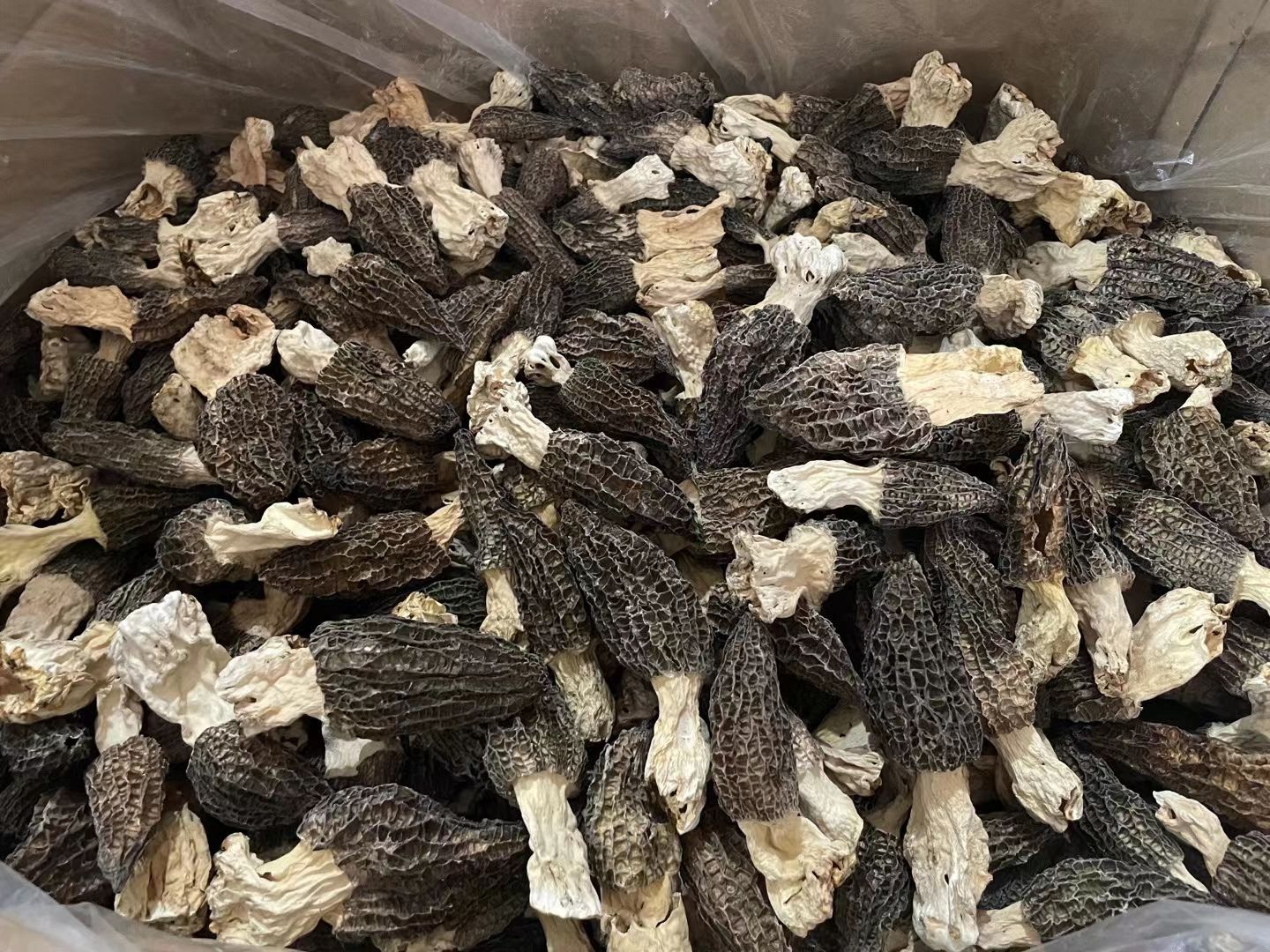 中号羊肚菌5-8公分 厚肉 颜色黑 品质好价格优，炖汤 炒菜