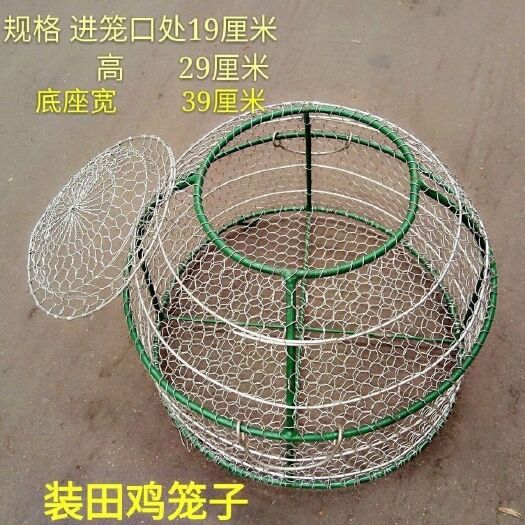 隆林县田鸡笼铁笼不锈钢田鸡笼虾蟹笼笼子