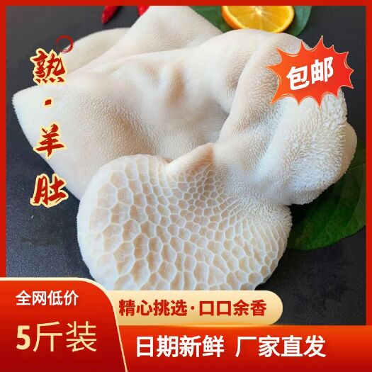 内江内蒙草原散养羊肉熟羊肚新鲜冷冻羊杂羔羊毛肚火锅食材羊肚丝