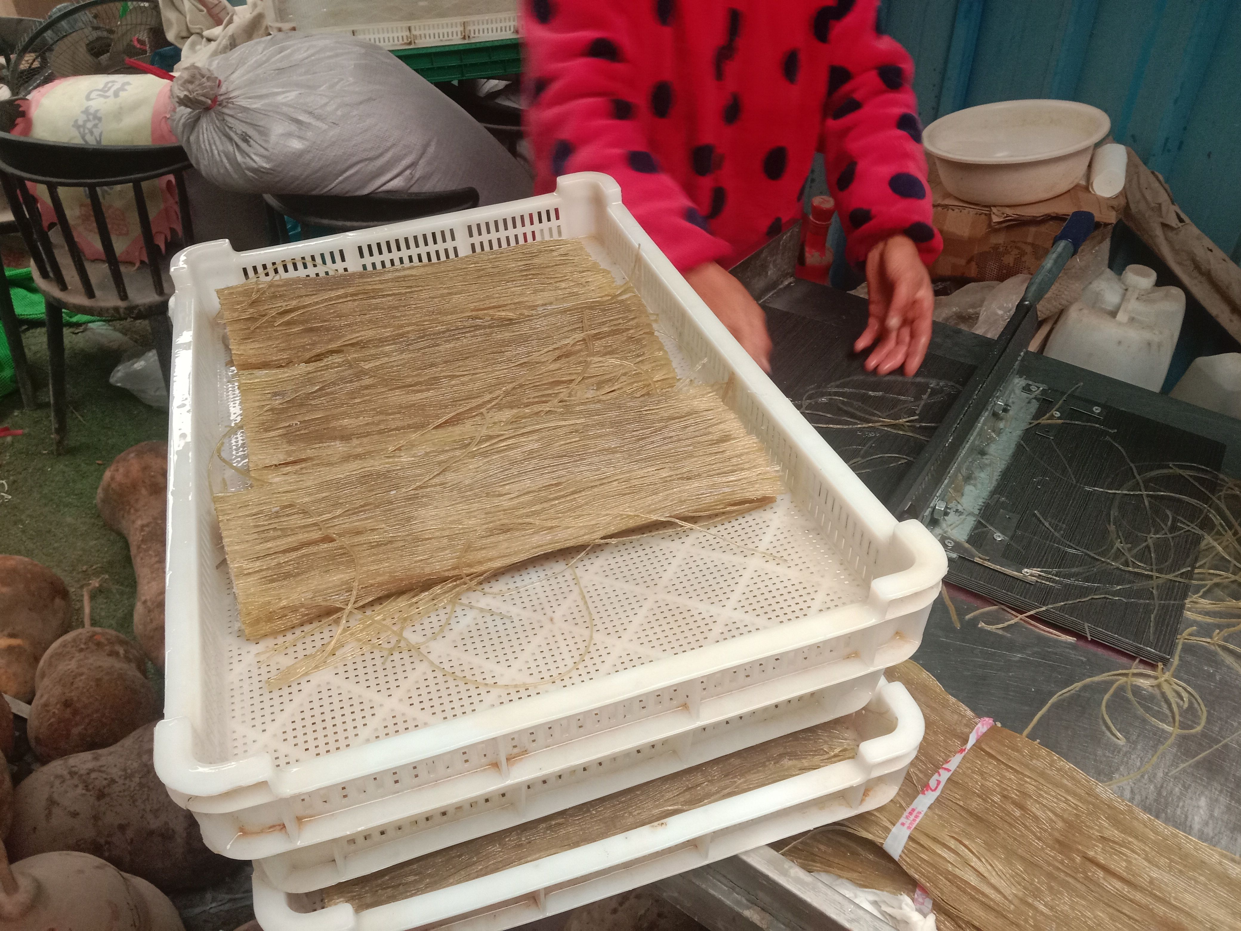 红薯粉条，纯红薯制作，不含木薯粉。