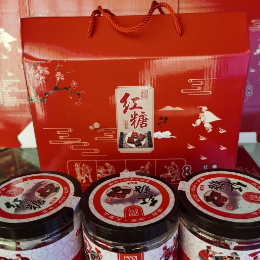 景东县云南无量山手工红糖 蔗哩香纯甘蔗糖 古法手工红红糖