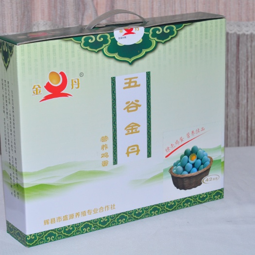 辉县市长年提供金丹土鸡蛋，乌鸡绿壳柴草蛋样品快递小包装