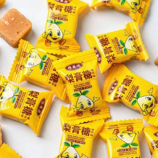 成都梨膏糖 金银花糖 罗汉果 黄色绿色地摊夜市跑江湖商超批发
