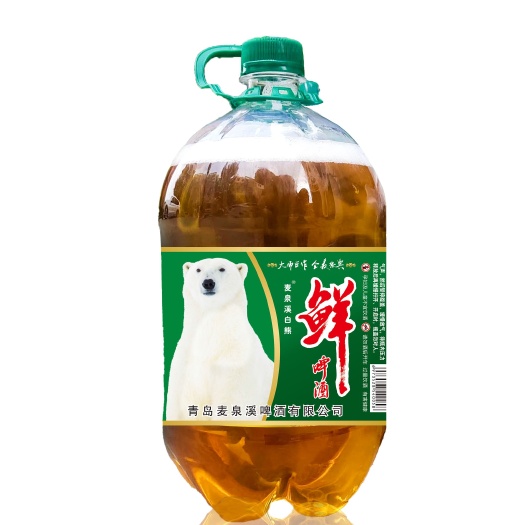 平原县麦泉溪白熊鲜啤酒