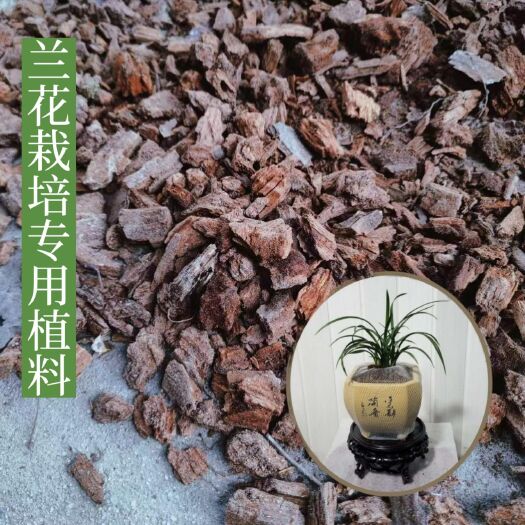 随县兰花专用植料  花卉栽培基质包邮纯干腐松木蔸八斤左右一大桶