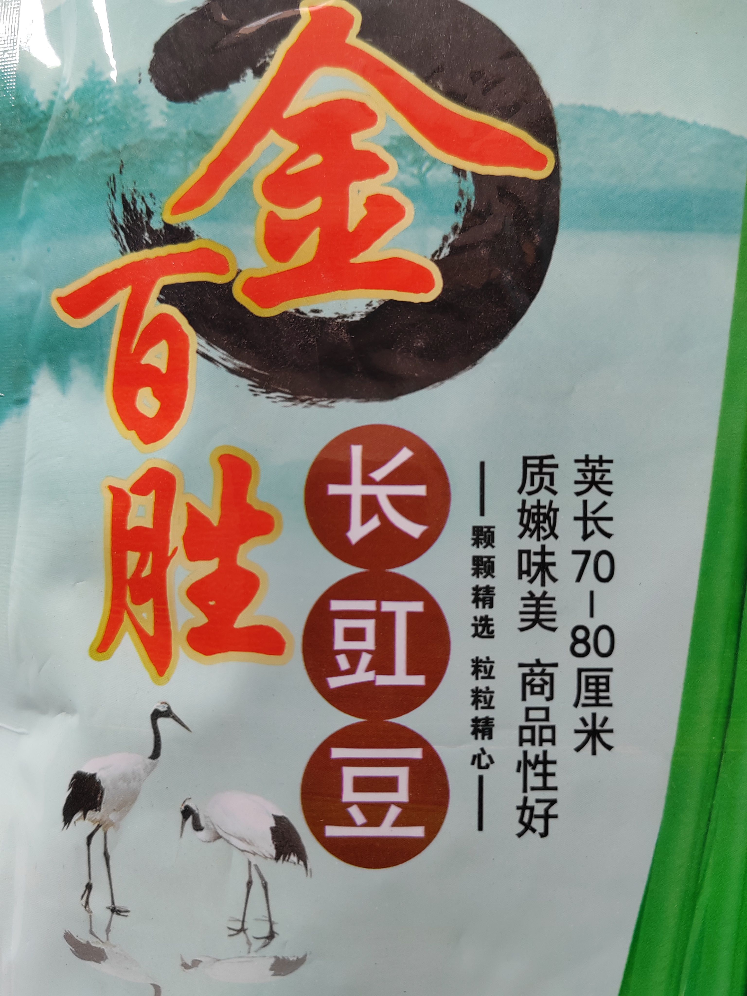 豆角种子，金白胜，